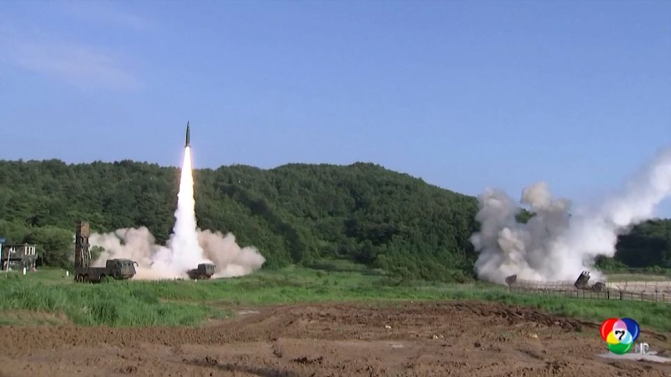 สหรัฐฯ-เกาหลีใต้ ร่วมซ้อมรบยิงขีปนาวุธจริง