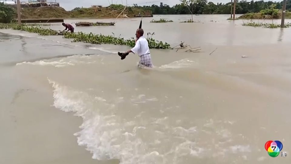 ยอดผู้เสียชีวิต เหตุน้ำท่วมในบังกลาเทศ พุ่งเกิน 100 คน
