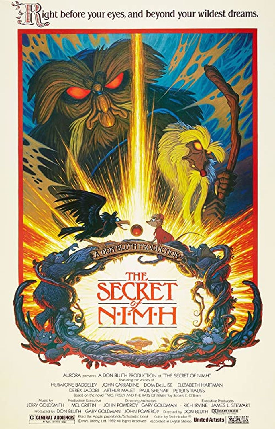 ภาพยนตร์แอนิเมชัน “หนูตัวจิ๊ดกับปริศนาแห่งนิมห์” (THE SECRET OF NIMH)