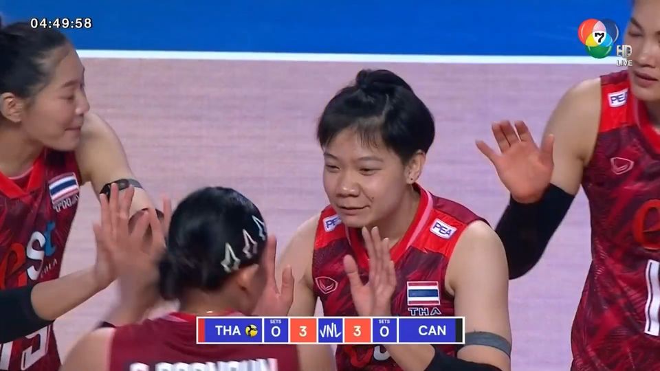 VNL 2023 : รวมช็อต วิภาวี ร่างทอง! ทำคะแนนสูงสุดให้ไทย ชนะ แคนาดา 3-0