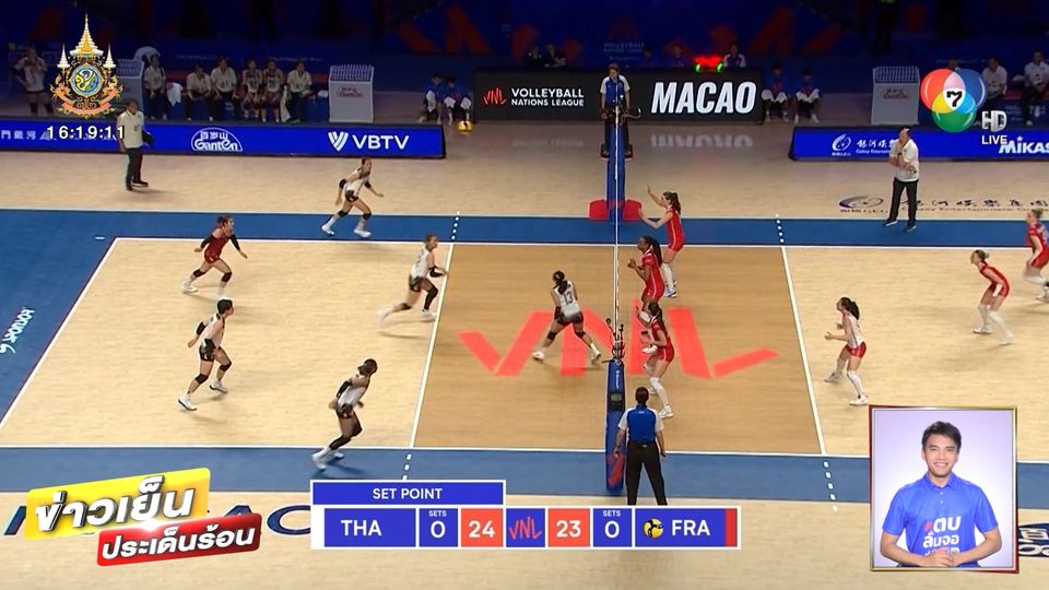 VNL 2024 : วอลเลย์บอลหญิงทีมชาติไทย เก็บชัยสองนัดติด ขึ้นเทรน X อันดับ 1