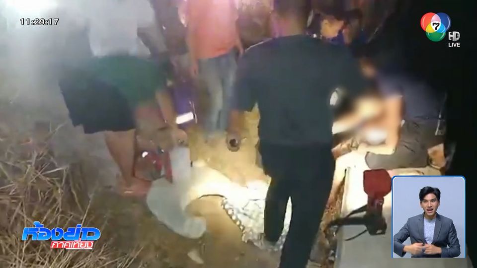 รอดปาฏิหาริย์ เด็กถูกรถไหลทับ