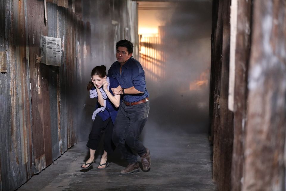 “ฟ้าพยับ” เสิร์ฟฉากสุดลุ้น “เข้ม” สวมบทฮีโร่ ลุยเดี่ยวช่วย “เหม่เหม”