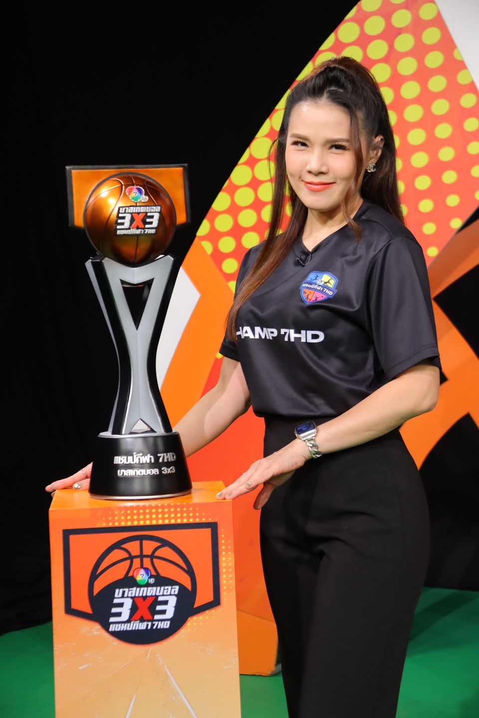 “ปุ๊ก-นภัสกรณ์” ชวนเชียร์ติดขอบสนาม  “บาสเกตบอล 3X3 แชมป์กีฬา 7HD 2025” ชิงแชมป์ภาคกลาง 7-8 มิ.ย.นี้ ที่ ศูนย์การค้า MBK Center