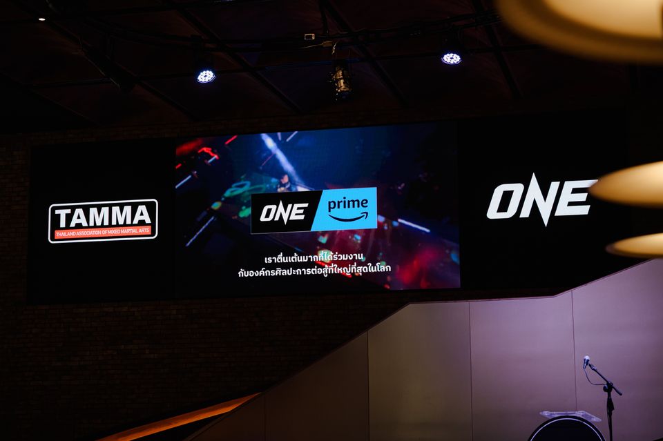 ONE Championship : TAMMA จับมือ ONE ดันไทยสู่ “ศูนย์กลางกีฬาต่อสู้แห่งโลกตะวันออก”