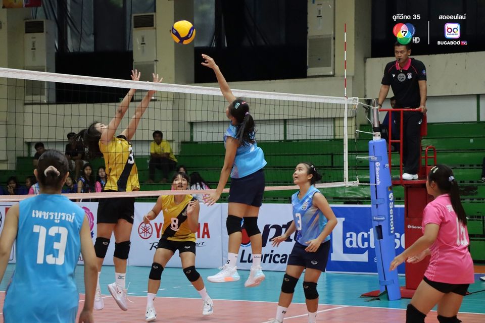 ประมวลภาพ วอลเลย์บอล แชมป์กีฬา 7HD 2025 : เทพมงคลรังษี 3-0 กาญจนาภิเษกวิทยาลัย เพชรบูรณ์