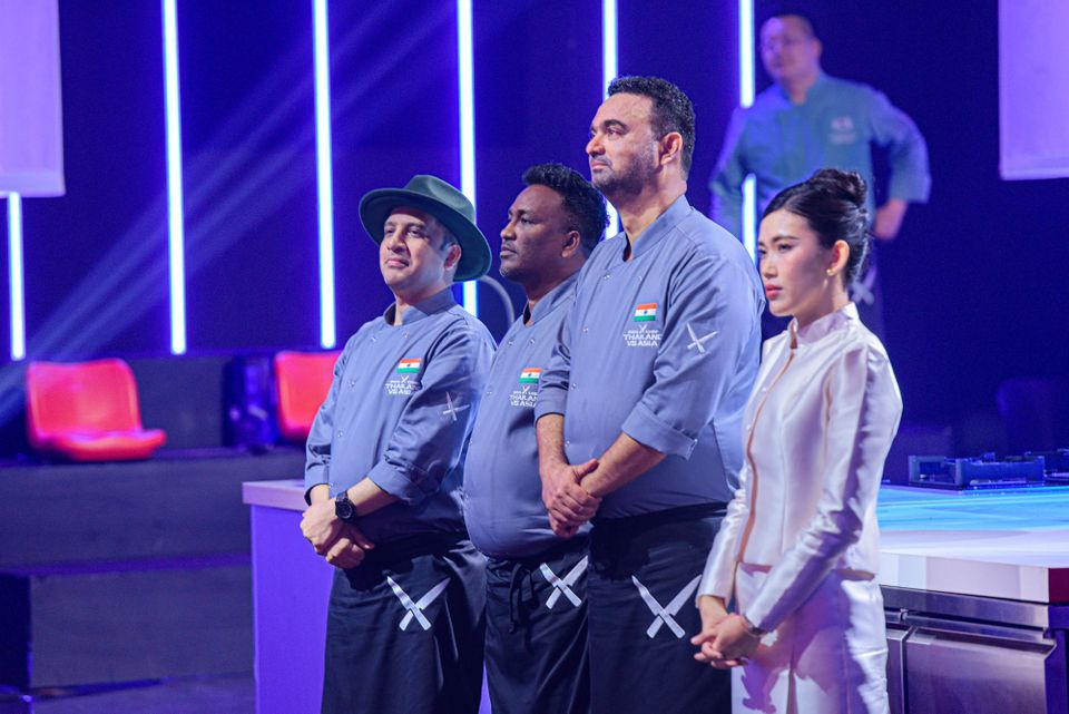 Iron Chef Thailand VS Asia  สุดเครียด..ตัวเกร็ง  เชฟ 5 ชาติ “วัดดวง” ลุ้นทำอาหารเอเชียไม่คุ้นเคย    