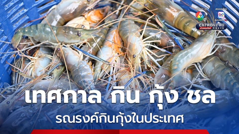 เชิญชวนคนไทยร่วมงาน “เทศกาลกินกุ้งชล” จ.ชลบุรี 6-10 ส.ค.นี้