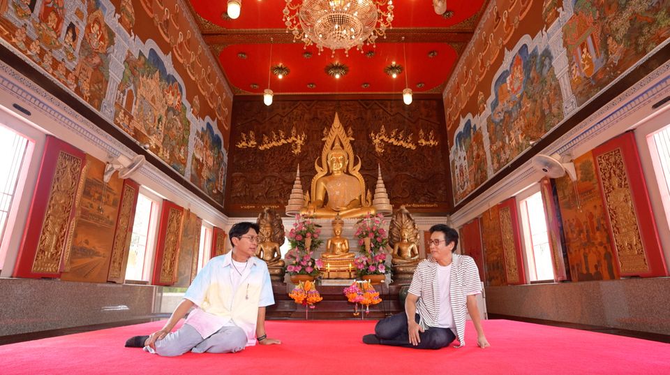 “หนุ่ม-แท่ง” พาตามรอยเกจิดัง “วัดจันเสน” จ.นครสวรรค์ เจาะลึกเคล็ดลับการขอพรเรื่องปัง ๆ ใน “หนุ่มแท่ง อารามทัวร์”