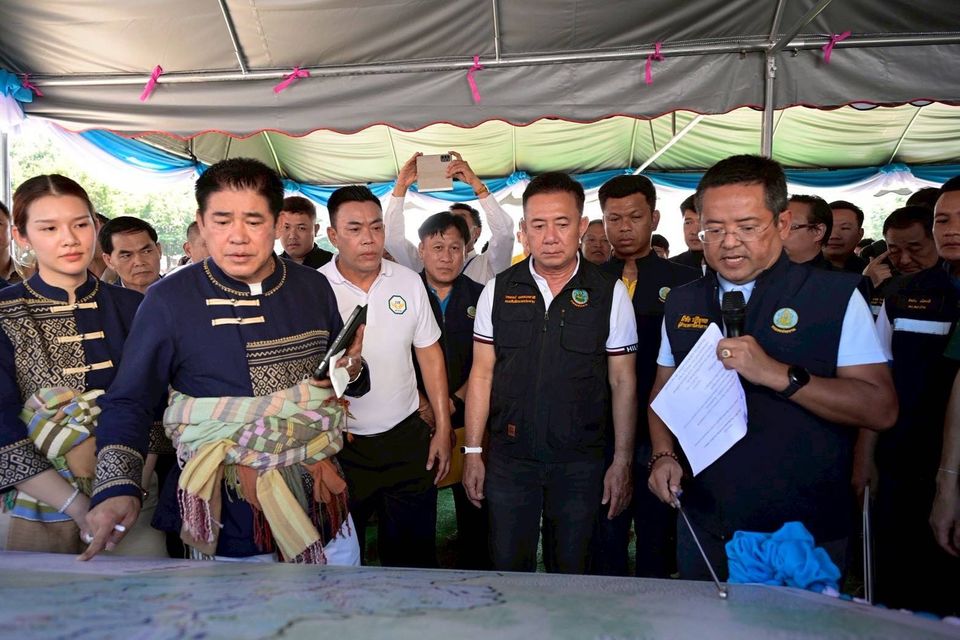 รองนายกฯ ธรรมนัส เยือนเมืองน่าน เร่งรัดงานก่อสร้างอ่างเก็บน้ำน้ำกิ