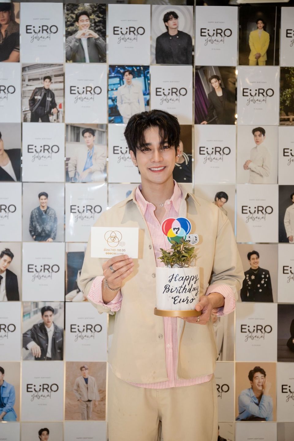 “ยูโร” ปลื้ม แฟนคลับไทย-อินเตอร์ รวมพลังฉลองวันเกิด  งาน “Shining 29th Birthday With Euro Yotsawat” แป๋วฉ่ำ