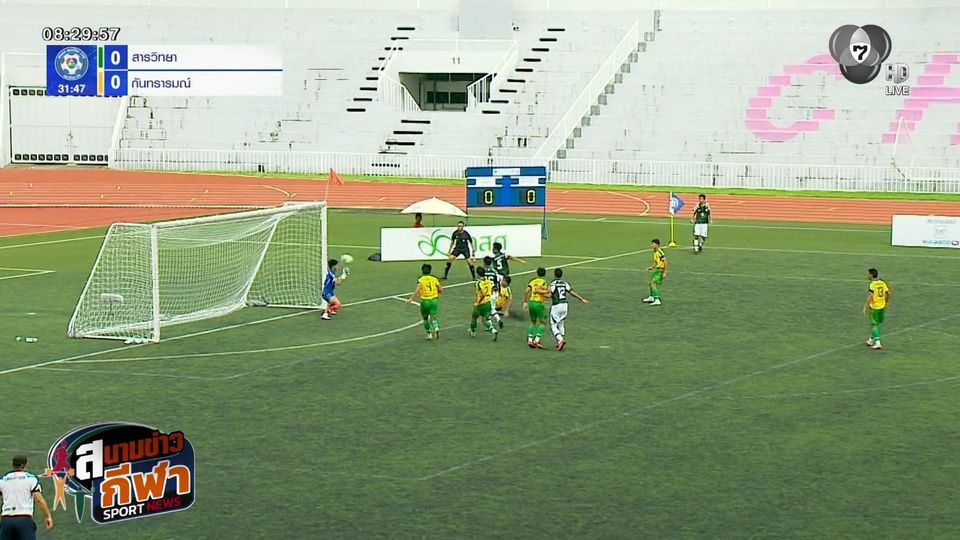 ภาพกีฬามันๆ : จังหวะทำประตูสวย ๆ จากฟุตบอลนักเรียน 7 คน แชมป์กีฬา 7HD 2025