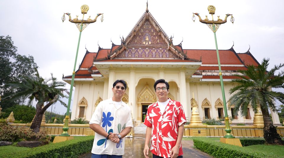 “หนุ่ม-แท่ง” พาทัวร์ “วัดสารนารถธรรมาราม”  สักการะคุณแม่บุญเรือน อร่อยกับอาหารทะเล จ.ระยอง 