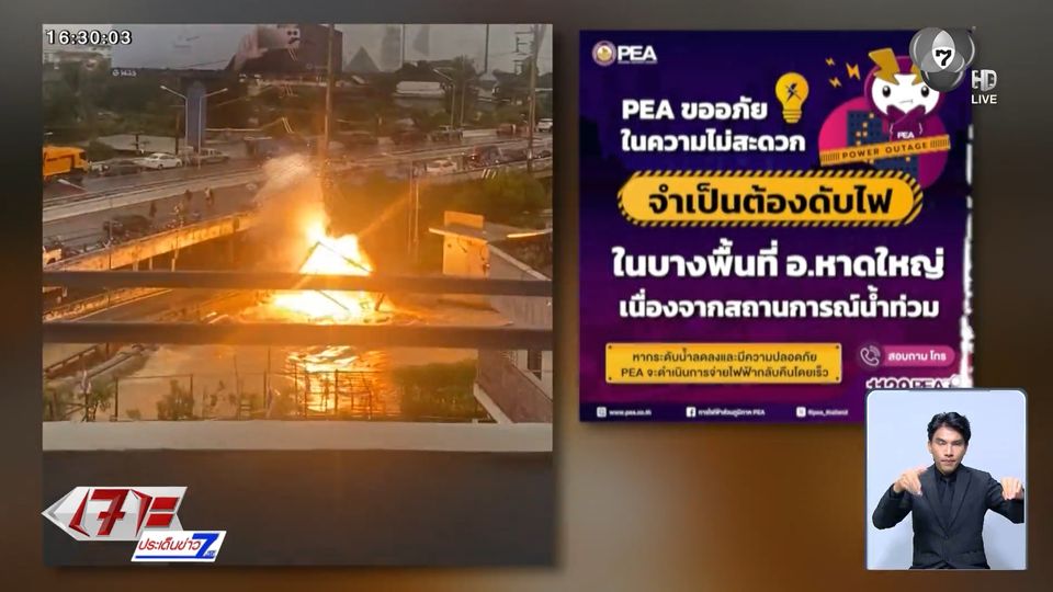 โซเชียลฯ ระดมแจ้งเหตุอัปเดตน้ำท่วมภาคใต้