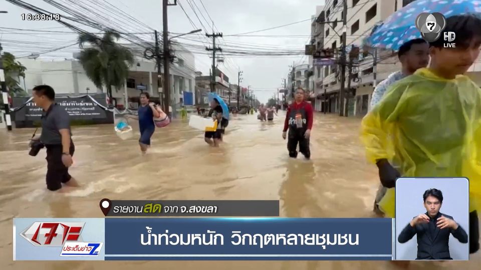 น้ำท่วมหนัก วิกฤตหลายชุมชน