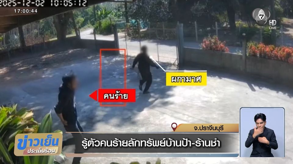 รู้ตัวคนร้ายลักทรัพย์บ้านป้า-ร้านชำ
