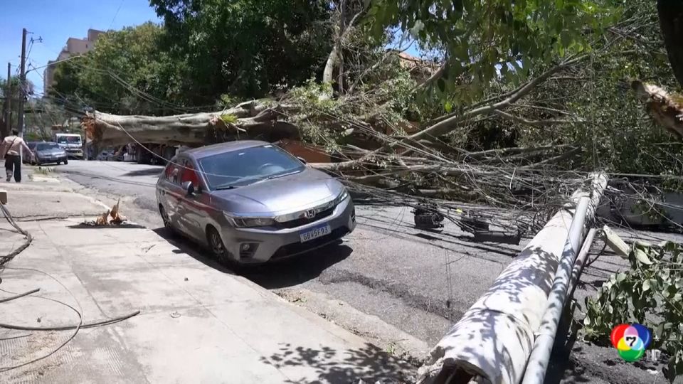 ลมแรงพัดถล่มบราซิล บ้านเรือนนับล้านหลังไม่มีไฟฟ้าใช้