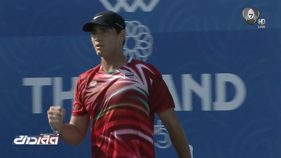 แม็กซิมัส ผงาดหวดล้มรุ่นพี่! คว้าทองชายเดี่ยว ปิดฉากเทนนิสไทย 3 ทองซีเกมส์