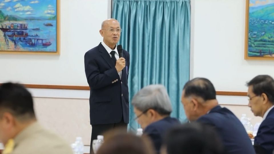 องคมนตรี เปิดประชุมเชิงปฏิบัติการ "การขับเคลื่อนโรงพยาบาลคุณธรรมสู่การปฏิบัติ" ที่โรงพยาบาลสมเด็จพระยุพราชเชียงของ จังหวัดเชียงราย