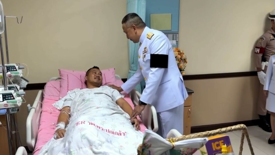 เยี่ยมบ้าน จ่าเหิน ทหารเหยียบทุ่นระเบิด