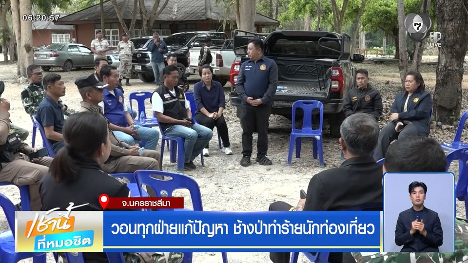 วอนทุกฝ่ายแก้ปัญหา ช้างป่าทำร้ายนักท่องเที่ยว