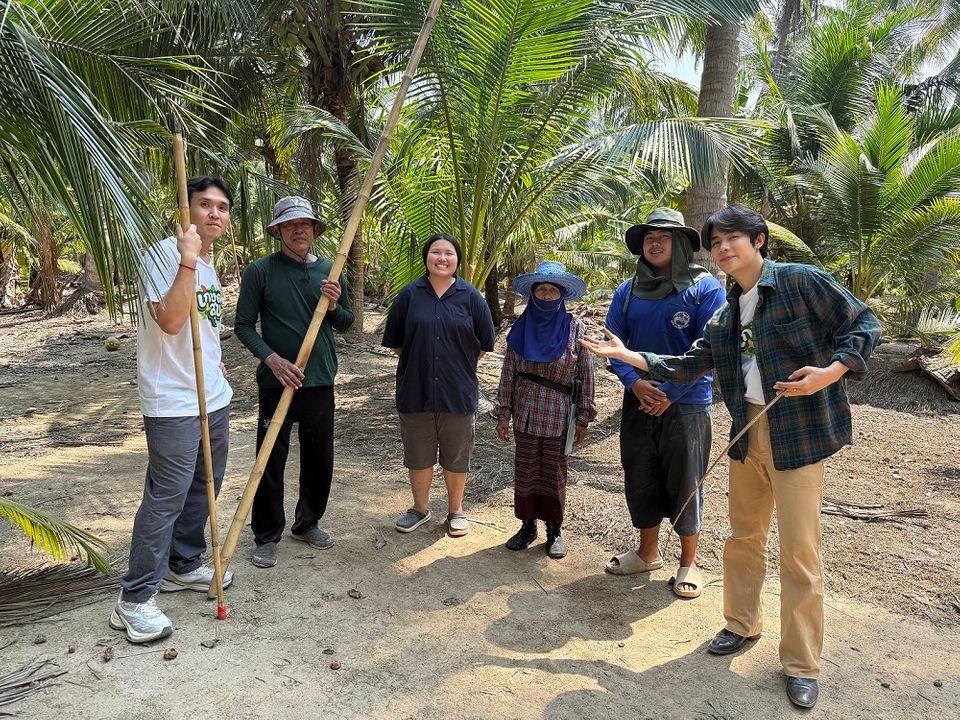 “โต๋นแตร-จุกบี้” พาบุกสวนมะพร้าวกะทิ ของดีต้องอนุรักษ์  เปิดใจ “หมอบี” จากหมอสู่นักเกษตร ใน “เกษตรสุข”