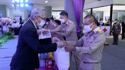 เลขาธิการสภากาชาดไทย เป็นประธานเปิด ครัวพระราชทาน อุปนายิกาผู้อำนวยการสภากาชาดไทย จังหวัดปทุมธานี