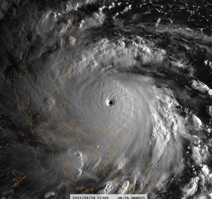 พายุโซนร้อน “โนรู” ทวีกำลังแรงขึ้นเป็นพายุไต้ฝุ่น จ่อเข้าถล่มฟิลิปปินส์