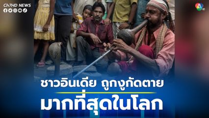 ชาวอินเดีย ถูกงูกัดเสียชีวิตมากที่สุดในโลกกว่า 64,000 ราย/ปี