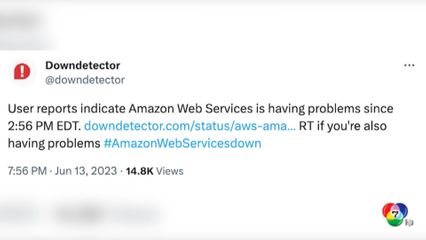 Amazon Web Services สัญญาณขาดหาย ทำเว็บไซต์ล่มเพียบ
