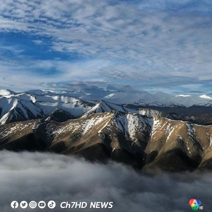ฉากธรรมชาติ อาเอ่อร์จินซาน สุดตระการตาในซินเจียง