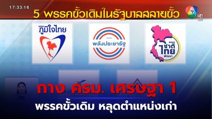 กาง ครม. เศรษฐา 1 ส่องเก้าอี้รัฐมนตรี พรรคขั้วเดิม หลุดตำแหน่งเก่า