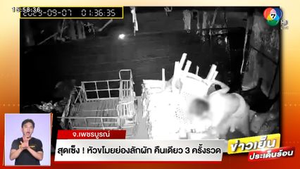 แม่ค้าสุดเซ็ง! หัวขโมยย่องลักผัก คืนเดียว 3 ครั้งรวด จ.เพชรบูรณ์