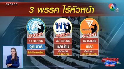 3 พรรค ไร้หัวหน้า พระชาธิปัตย์ - เพื่อไทย - ก้าวไกล