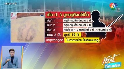 สำนึกผิดแล้ว ครูตีเด็ก 3 วัน 19 ครั้ง อ้างอยากให้เด็กได้ดี จ.เพชรบุรี