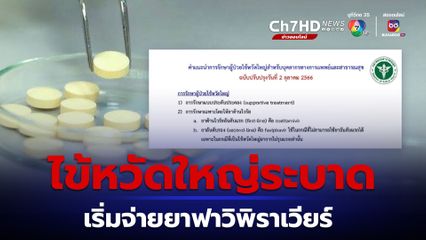 ไข้หวัดใหญ่ระบาด กรมการแพทย์ปรับคำแนะนำการรักษา ฟาวิพิราเวียร์ยารักษาอันดับรอง