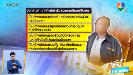 รวบเทศกิจเขตดุสิต รีดเงินพ่อค้า 6,000 บาท แลกไม่ต้องตรวจ