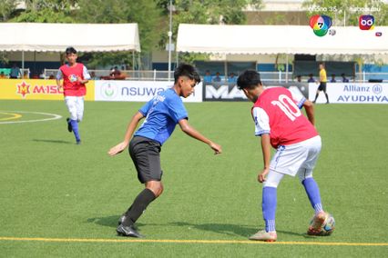 ภาพการแข่งขัน เบญจมราชูทิศ จังหวัดจันทบุรี 2-1 มุสลิมจะนะศึกษา 7HD ปี 2023