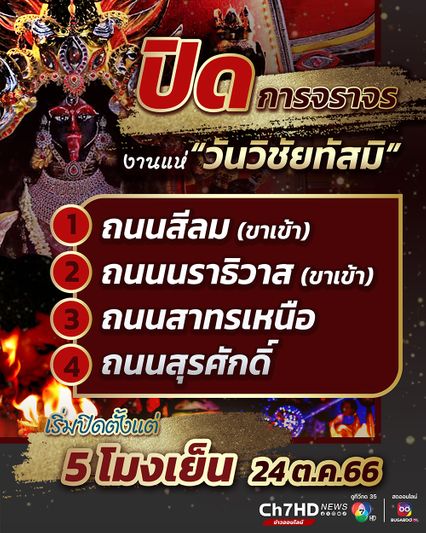 สายมูพร้อมไว้ เย็นวันนี้วัดแขกมีงานใหญ่ “วันวิชัยทัสมิ”