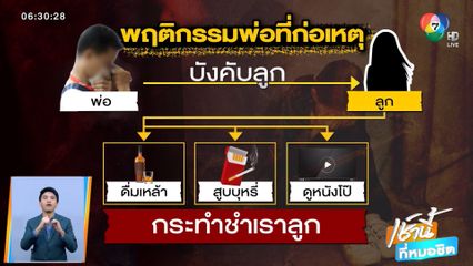 เด็กหญิงอายุ 12 ขวบ ถูกพ่อบังคับดื่มเหล้า-ดูหนังโป๊ แล้วกระทำชำเรา
