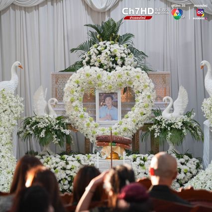 สวดอภิธรรม คืนแรก เพื่อนในวงการทยอยร่วมงานศพ ดีเจโก