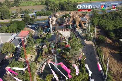 แลนด์มาร์กใหม่ คิงคองยักษ์ คู่รักเมืองเหน่อ จ.สุพรรบุรี คาดใหญ่สุดในไทย