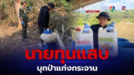 นายทุนบุกรุกป่าแก่งกระจาน ปลูกสวนทุเรียน-ใช้สารเคมียาฆ่าแมลง