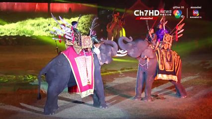 ส่งกลับสุรินทร์ทันที ช้างทำร้ายคนในงานอนุสรณ์ดอนเจดีย์