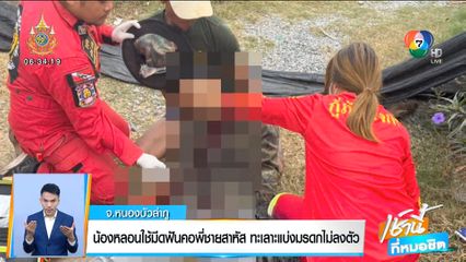 น้องหลอนใช้มีดฟันคอพี่ชายสาหัส ทะเลาะแบ่งมรดกไม่ลงตัว