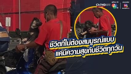 ติดไฟแดงที่แสนละมุน เห็นแล้วอบอุ่นตาม คุณลุงกับน้องหมาของเขา ชีวิตที่ไม่ต้องสมบูรณ์แบบ แต่มีความสุขในการใช้ชีวิต