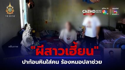 กฎหมายว่าอย่างไร ? สร้างเรื่อง "ผีสาวเฮี้ยน" ปาก้อนหินใส่คน
