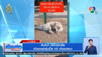 คืบหน้า นัดไกล่เกลี่ย เจ้าของฟาร์มเป็ด VS เจ้าของหมา