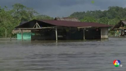 น้ำท่วมสูงที่โคลอมเบีย หลังระดับน้ำในแม่น้ำเพิ่ม