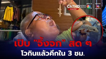 หนุ่มชาวสวนจับ "จิ้งจก" กินสด ๆ เชื่อเพิ่มสมรรถภาพทางเพศ คึกใน 3 ชั่วโมง
